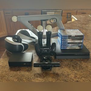 **SOLD on EBAY. PS4 Slim Game Bundle with Complete VR Set.